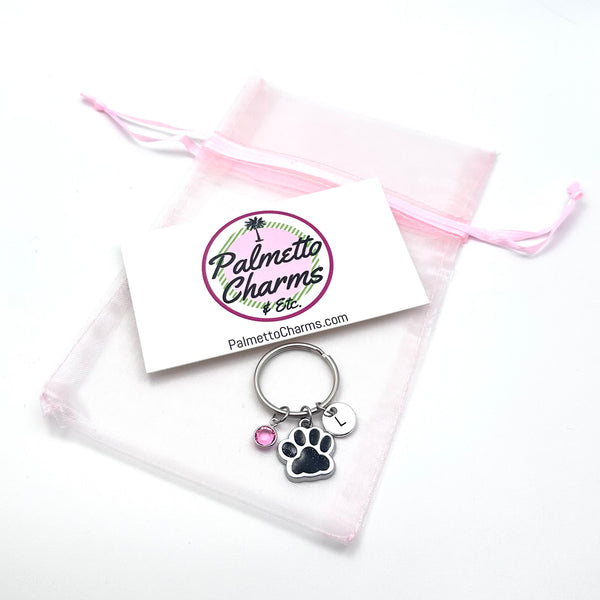 Your Paw Print Keychain will arrive ready for gift giving.
