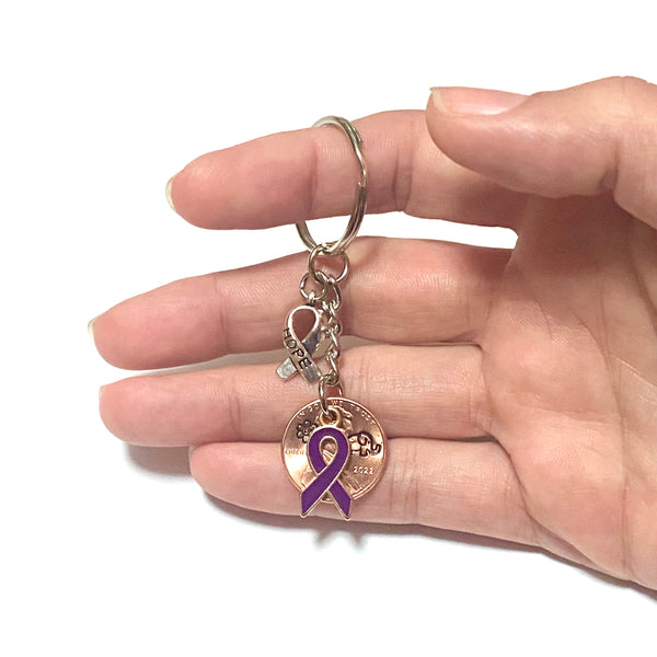 This 3 inch Lucky Penny Keychain is a great way to find the right key fast!