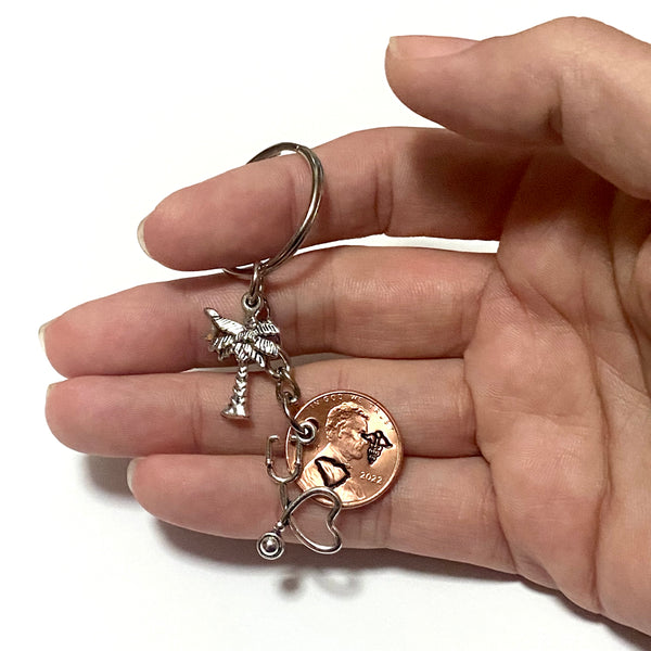 At 3" long, our Lucky Penny Keychains make the perfect solution to find the right key fast.