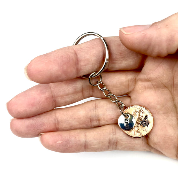 At 3 inches long this Lucky Penny Keychain is a great way to organize your keys and find the right key fast.