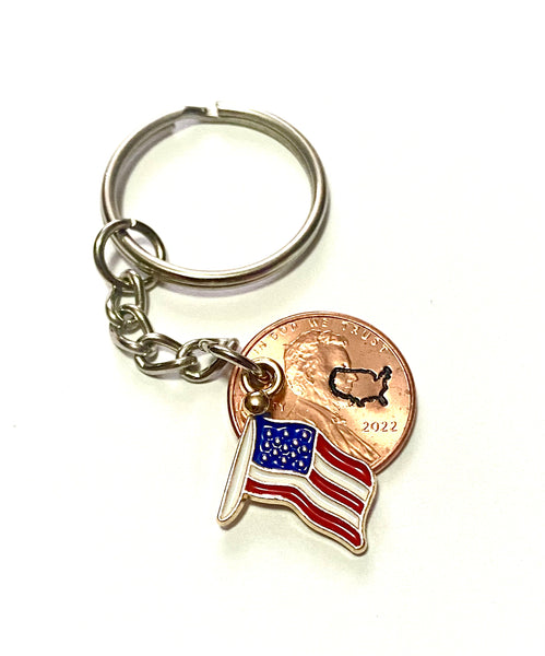 Gift this USA Flag penny to a veteran in your family to show your support for their service.